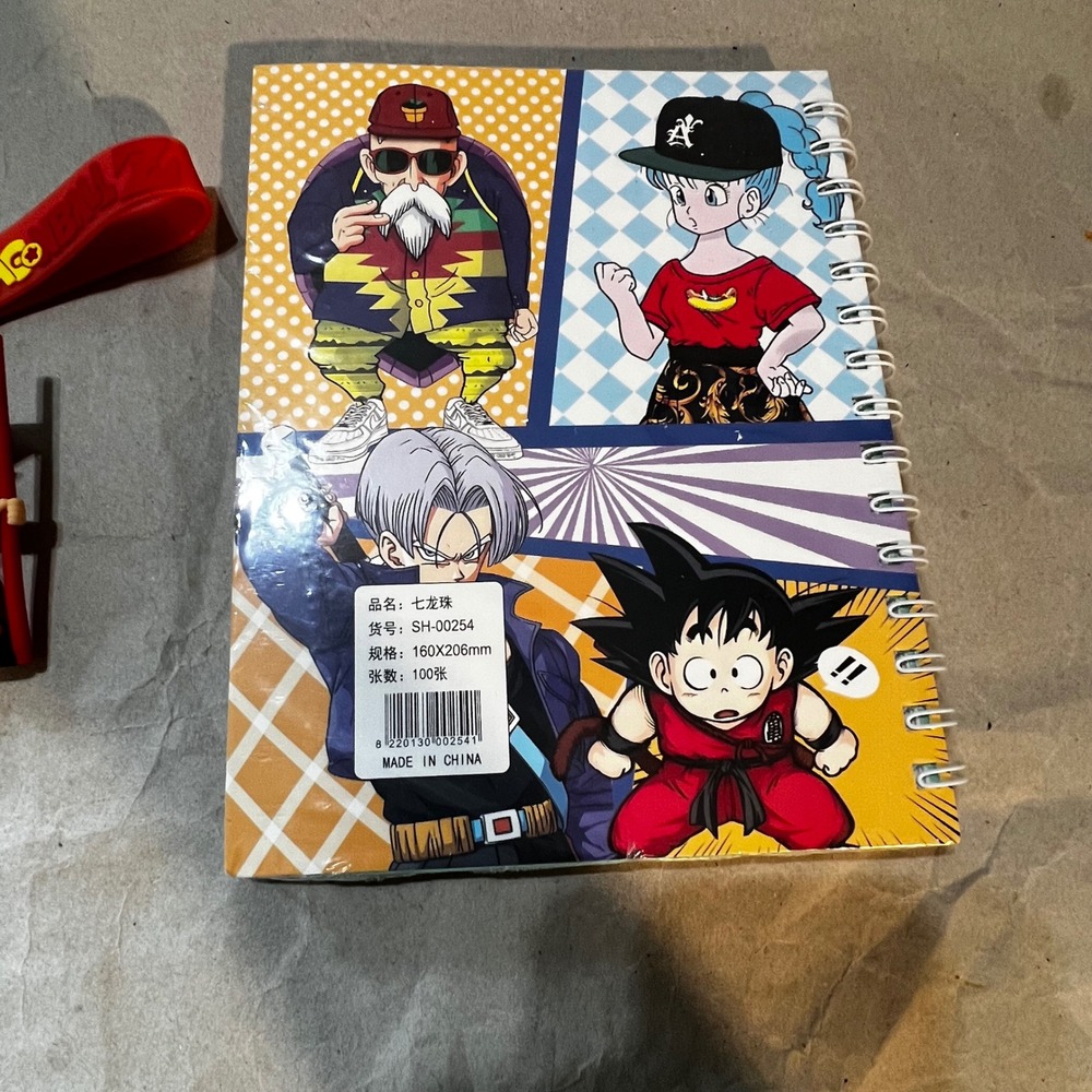 Dragon Ball Z A5 Spiral Notebook and Goku 3D Keychain Set Orange Red SH-00254 - Picture 6 of 8